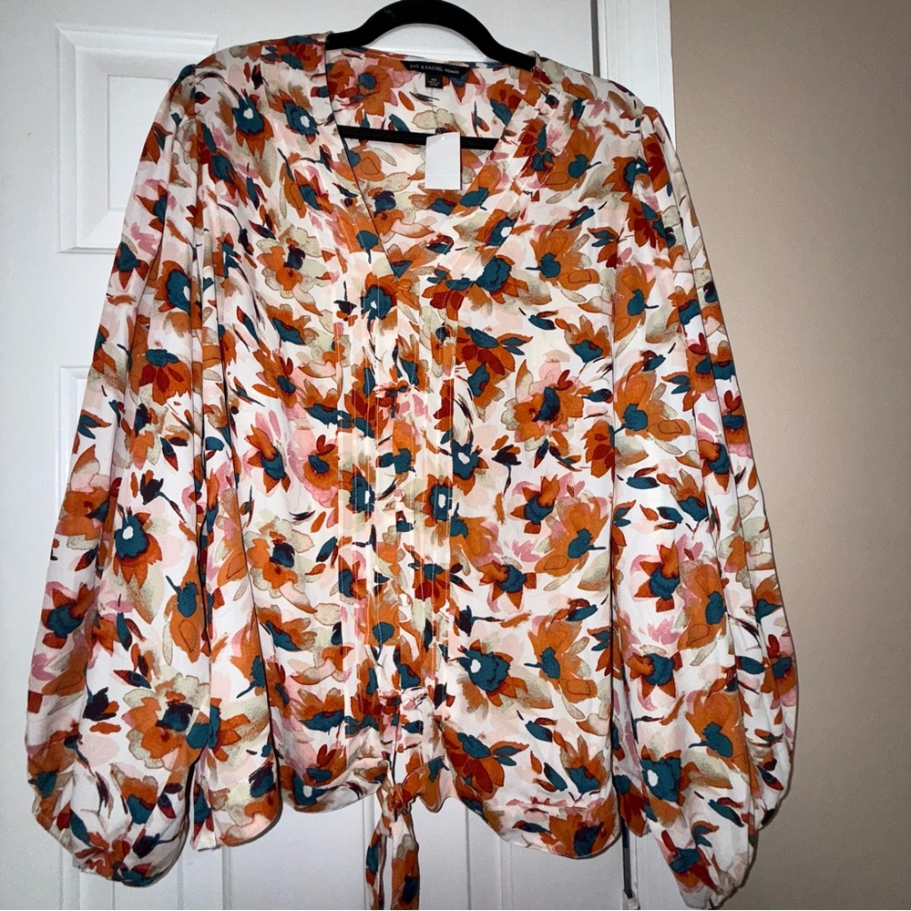 Zac & Rachel Multicolor Floral Blouse